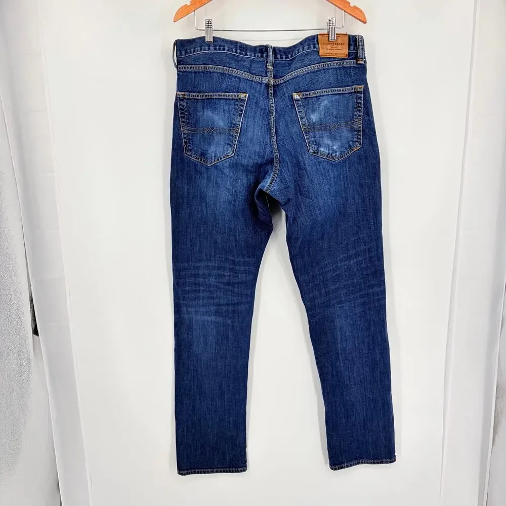Lucky Brand 410 Athletic Slim Men’s Jeans 36x34 Heritage Americana Classic Denim